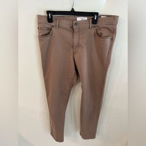 Brax Pants Men’s 38Wx30L Cooper Fancy    Regular Fit Five Pocket Brown Pants